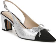 Sam Edelman Willette Slingback Pointed Cap Toe Pump