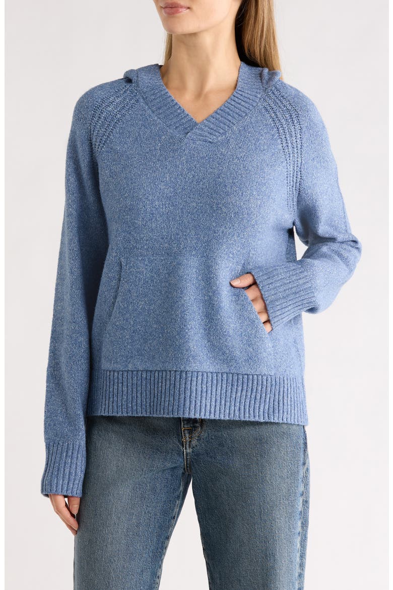 Solid Hooded Sweater, Main, color, STONEWASH