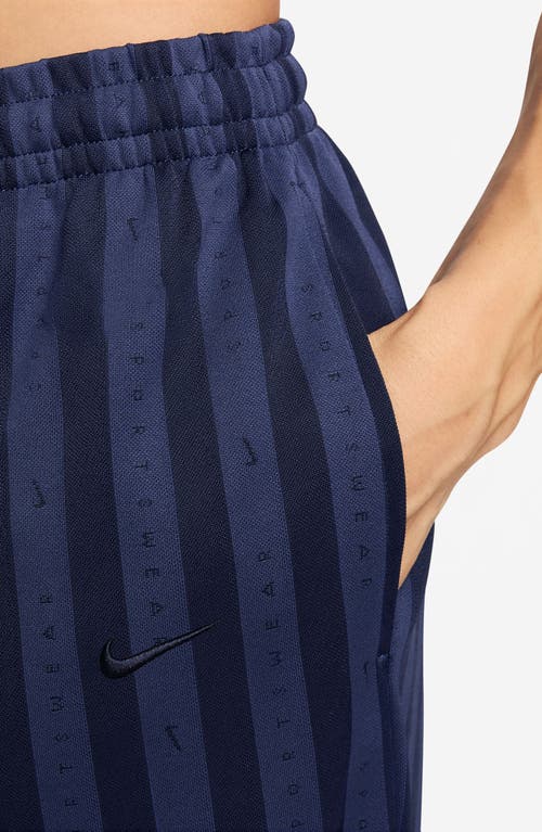 Nike Stripe Jacquard Track Pants In Blue