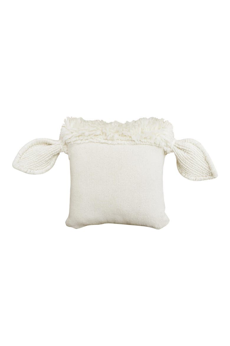 Washable Wool Sheep Cushion, Alternate, color, SHEEP WHITE