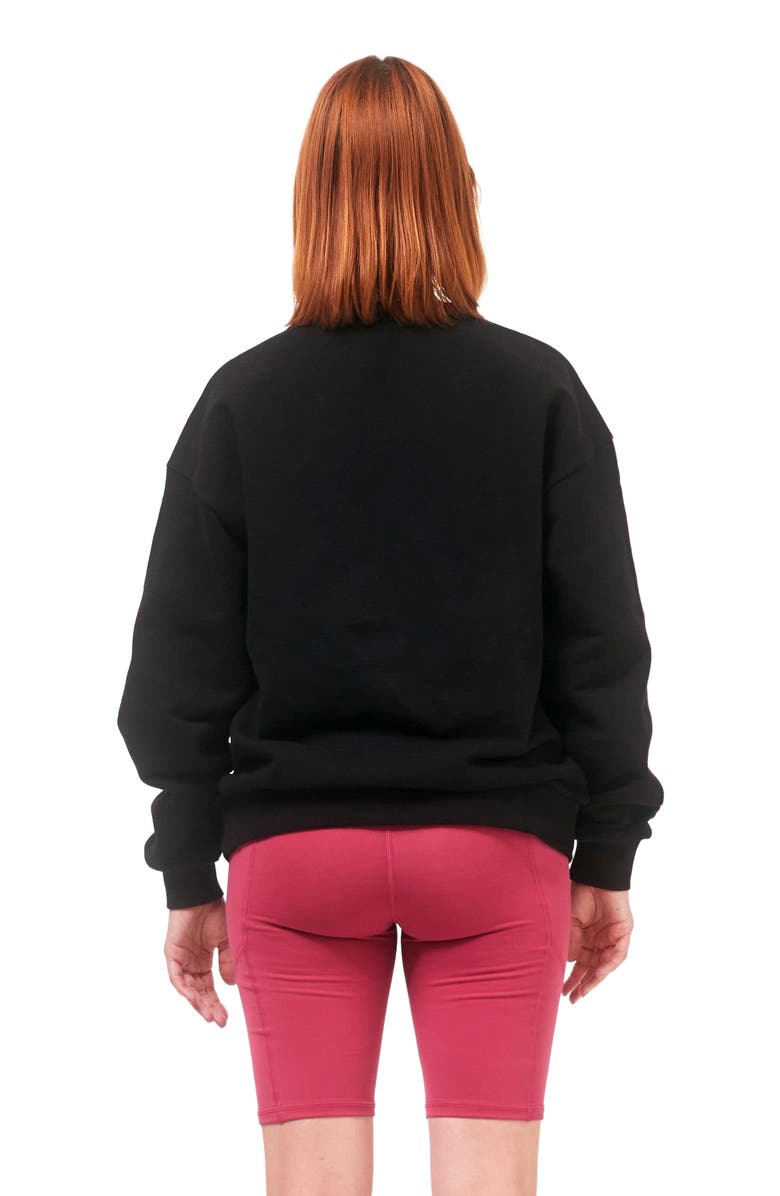 Rebody Active Infinite Passions Sweatshirt, Alternate, color, Metropolis Black/Fuschia