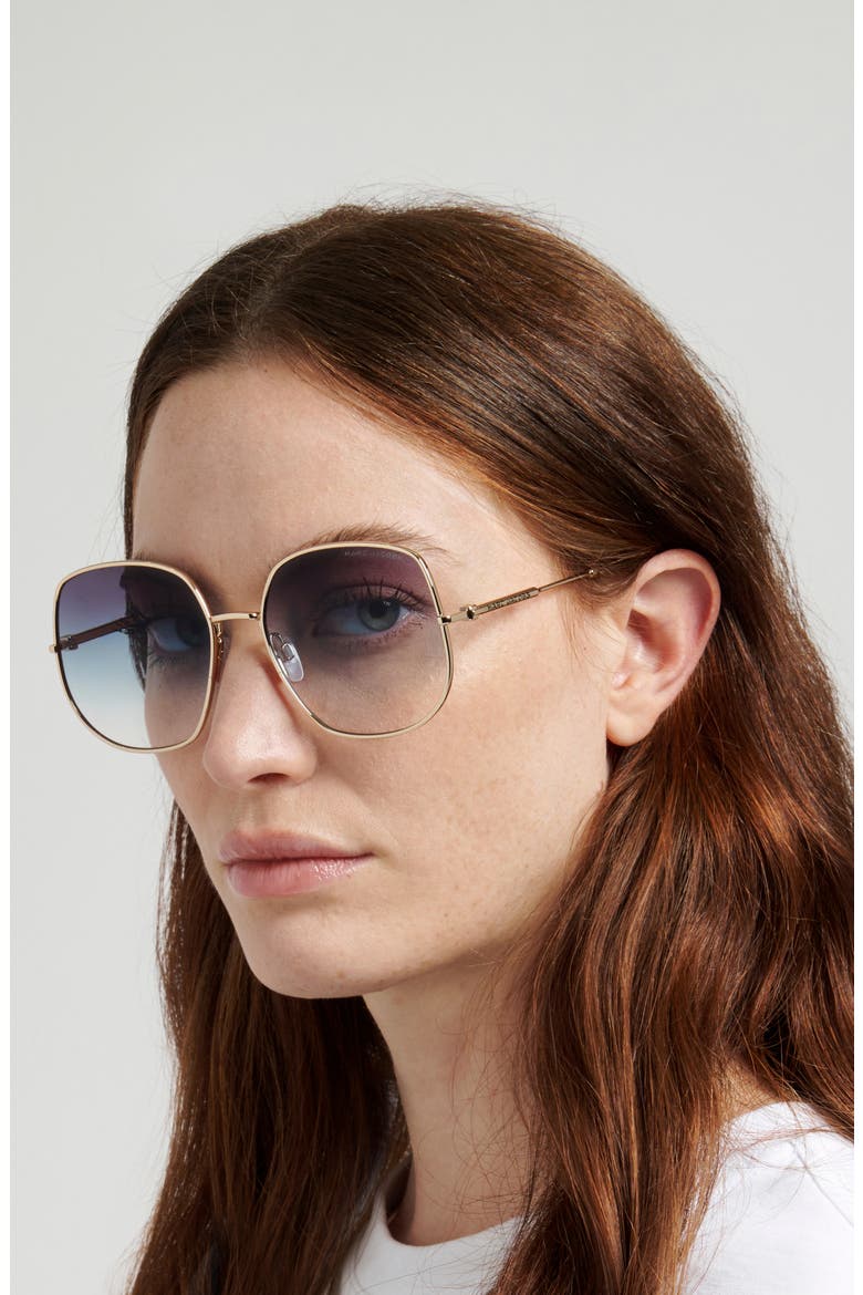 59mm Gradient Square Sunglasses, Alternate, color, 0LKS-IB