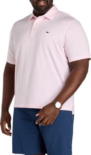 vineyard vines Big & Tall Bradley Stripe Sankaty Polo Shirt