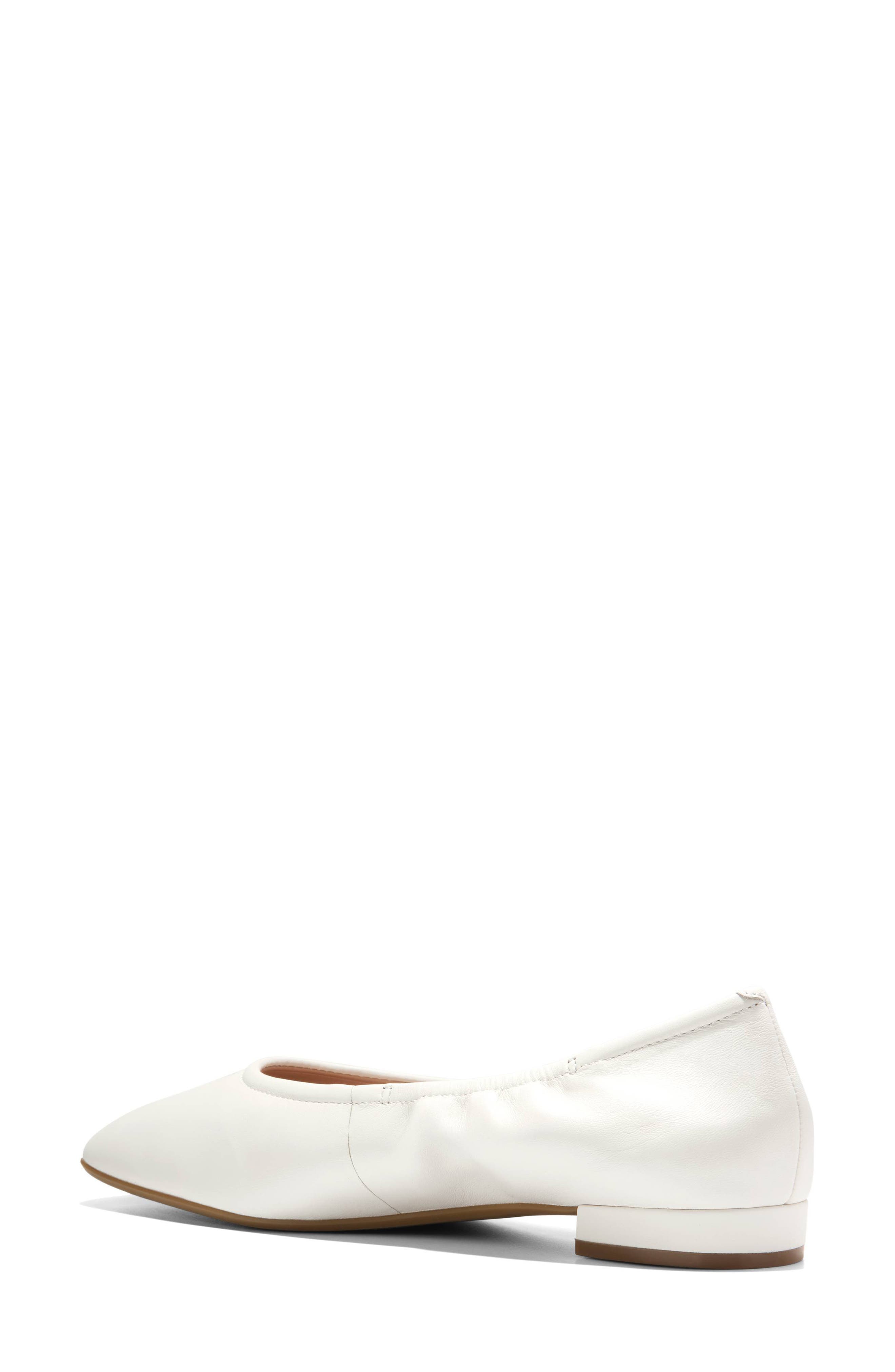 Cole Haan Go-To Valinda Ballet Flat, Alternate, color, White Powder Leather