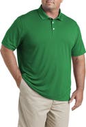 B+T Essentials Big & Tall Solid Golf Polo Shirt