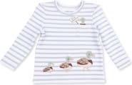 Angel Dear Kids' Mama Mallard Striped Long Sleeve T-Shirt