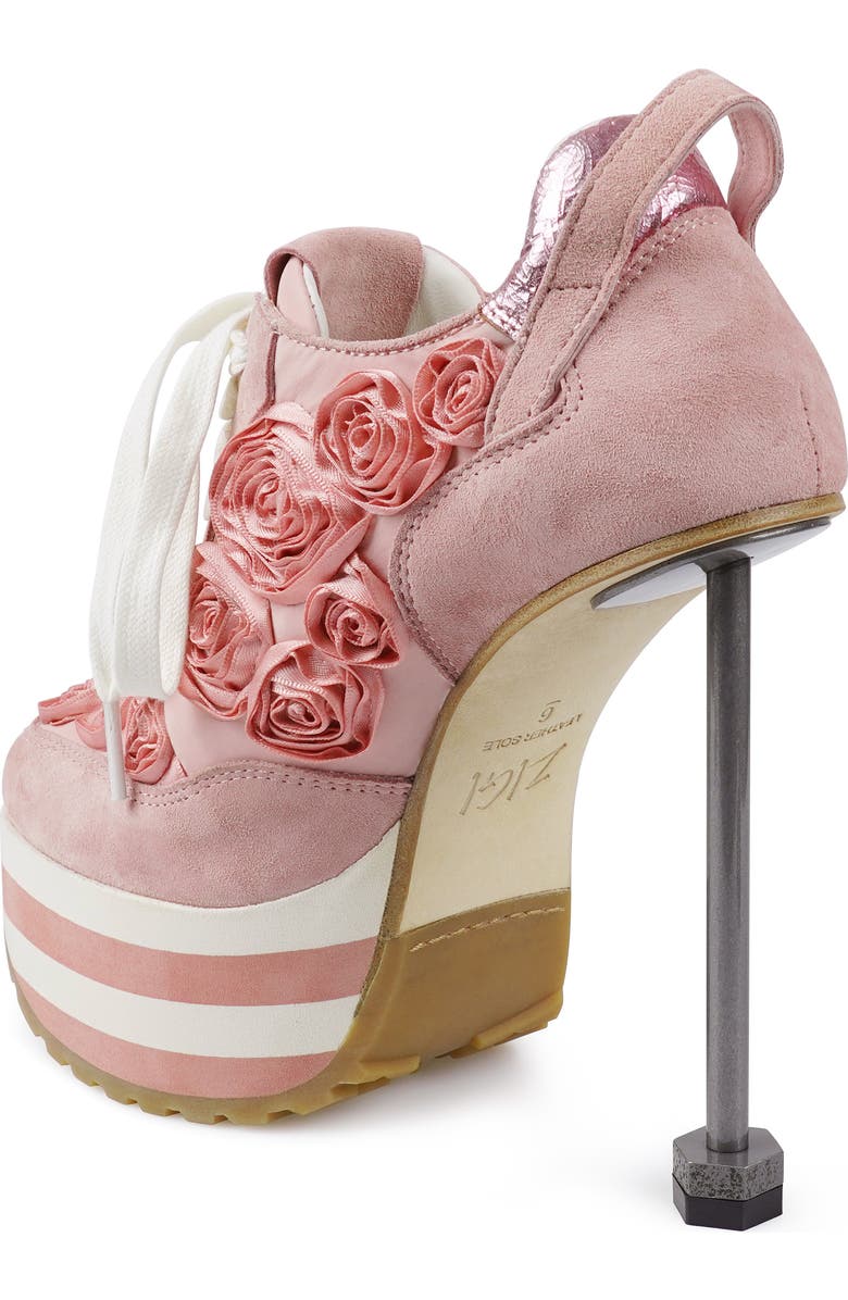 ZIGI Limber Platform Sneaker Pump, Alternate, color, Red