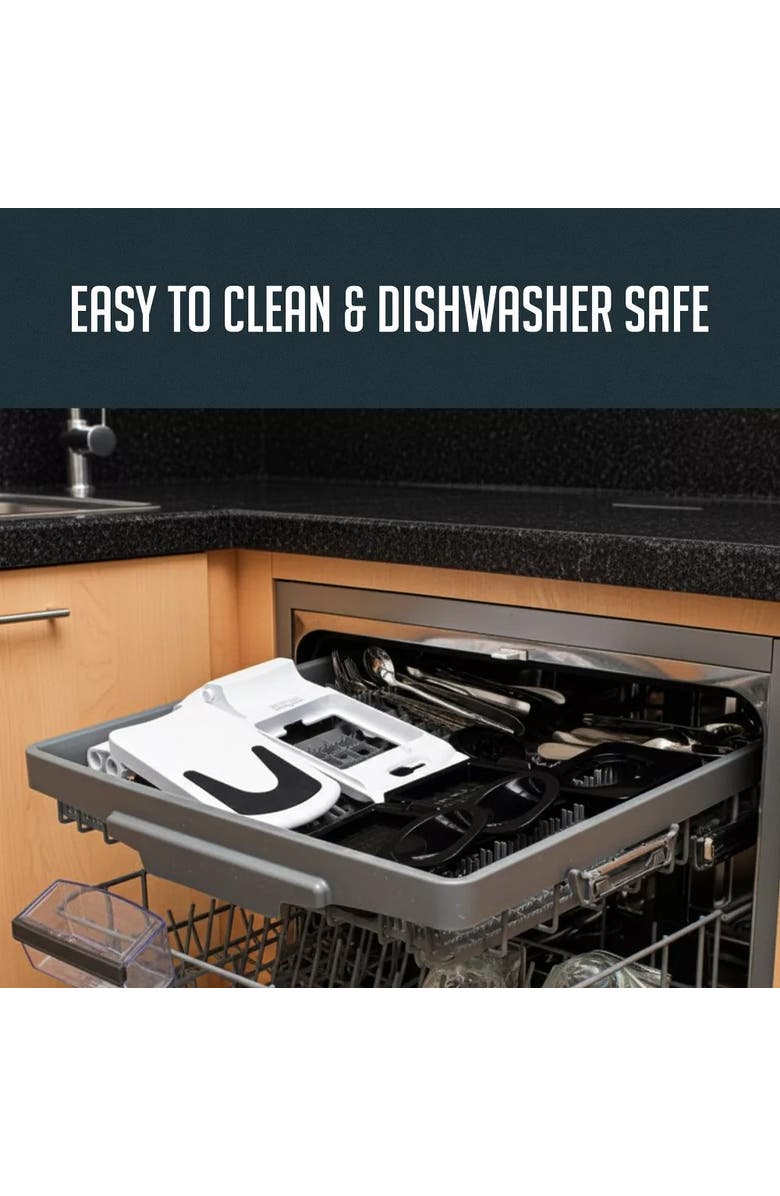 Luminuxe Multipurpose Vegetable Chopper Spiralizer Manual Food Slicer, Alternate, color,