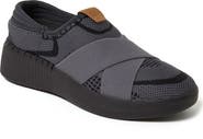 DEARFOAMS Livie Cross Strap Knit Slip-On Sneaker