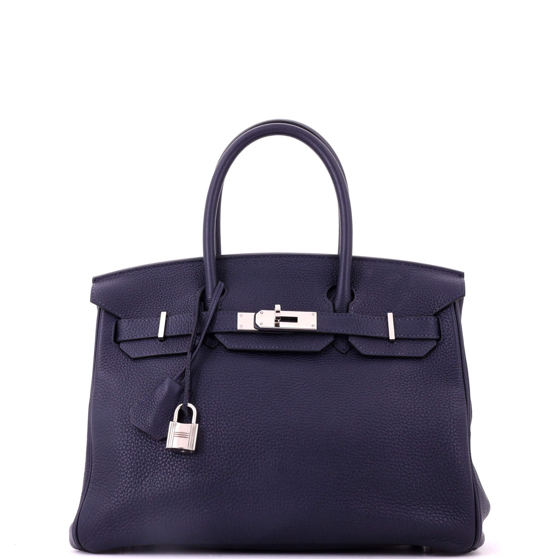 81034712 Birkin Handbag Verso Togo with Palladium Hardware 30, Main, color, 