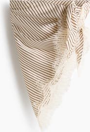 H&M Lace-trimmed Triangle Scarf