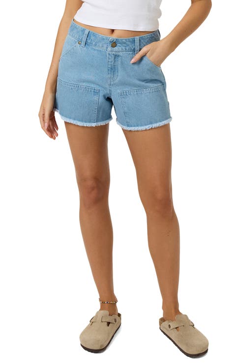 OG Harlyn Fray Denim Shorts