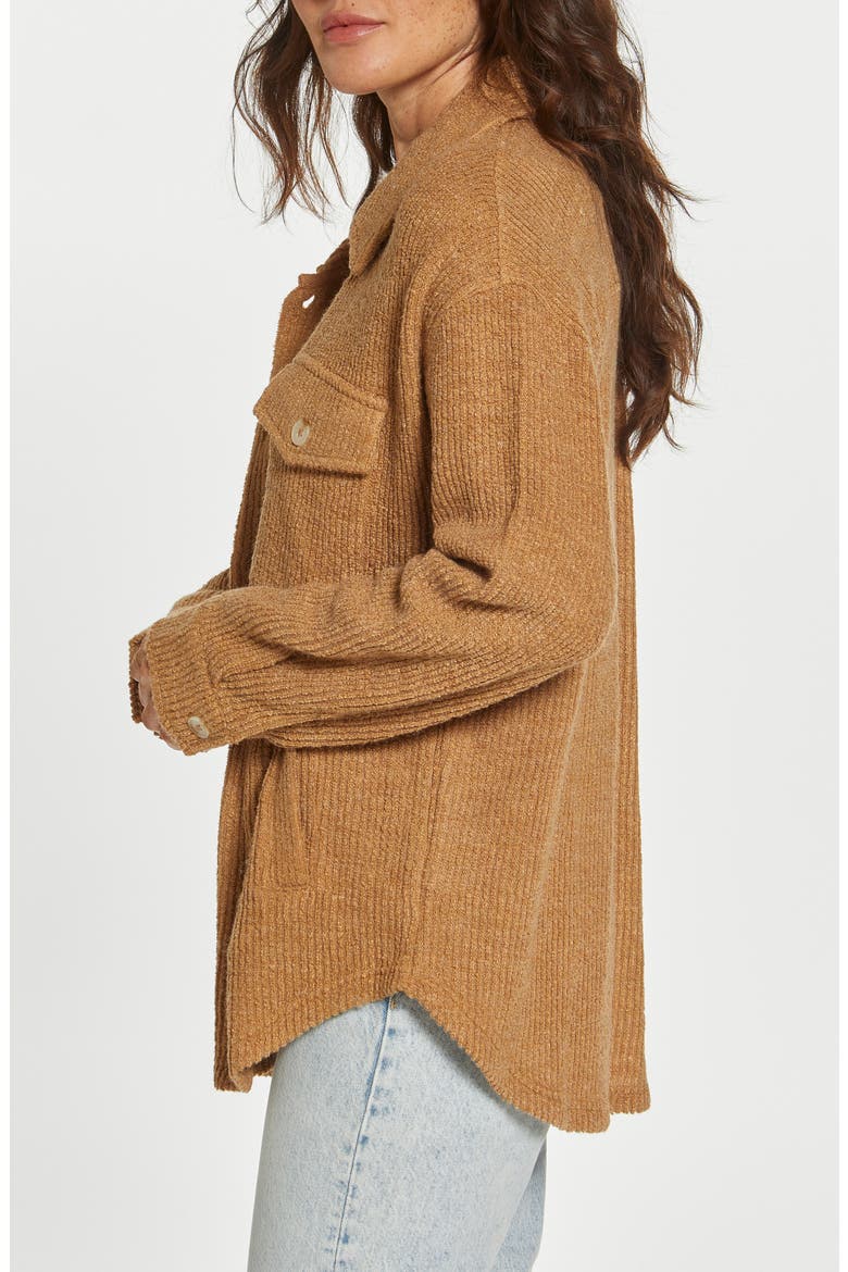 Harlow Oversize Sweater Jacket, Alternate, color, CAMEL