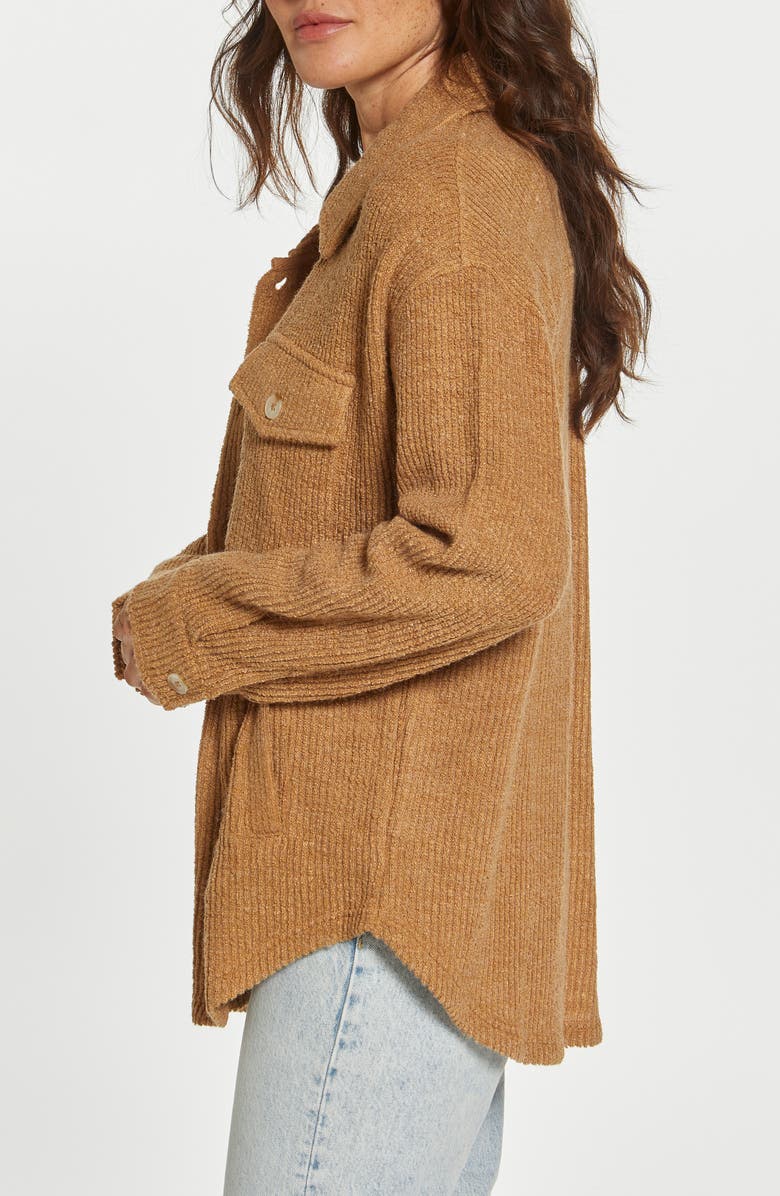 Thread & Supply Harlow Oversize Sweater Jacket, Alternate, color, Camel