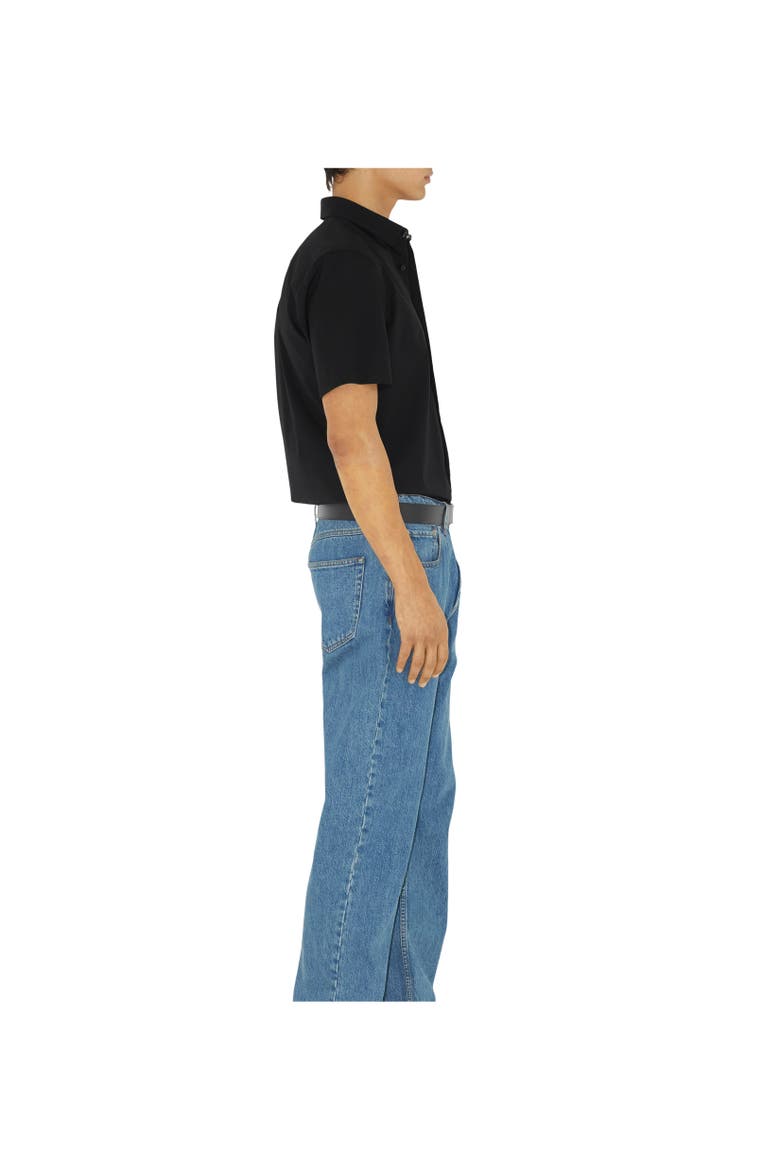 Slim Fit Stretch Cotton Shirt, Alternate, color, Black