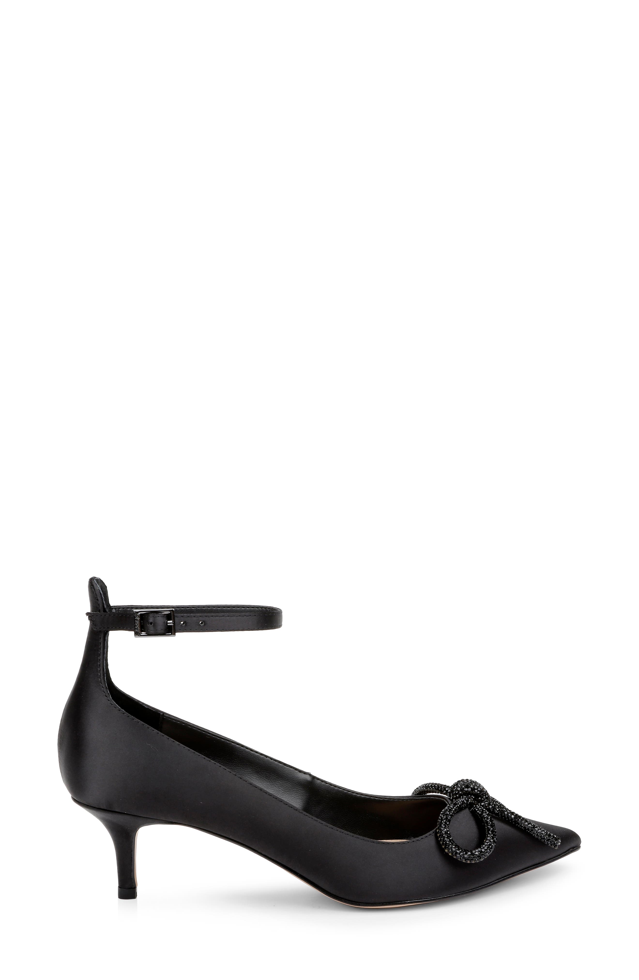 Jewel Badgley Mischka Geranium Pointed Toe Kitten Heel Pump, Alternate, color, 
