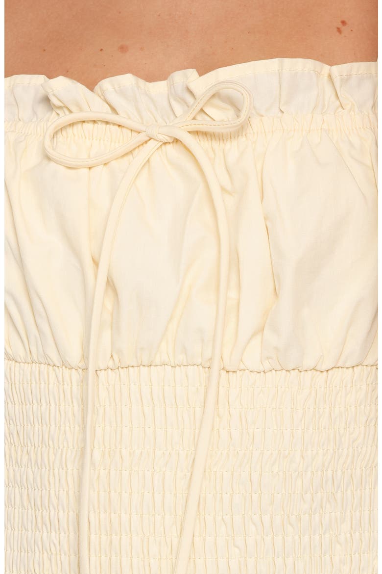 Bronte Ruffle Strap Midi Dress, Alternate, color, BUTTER YELLOW