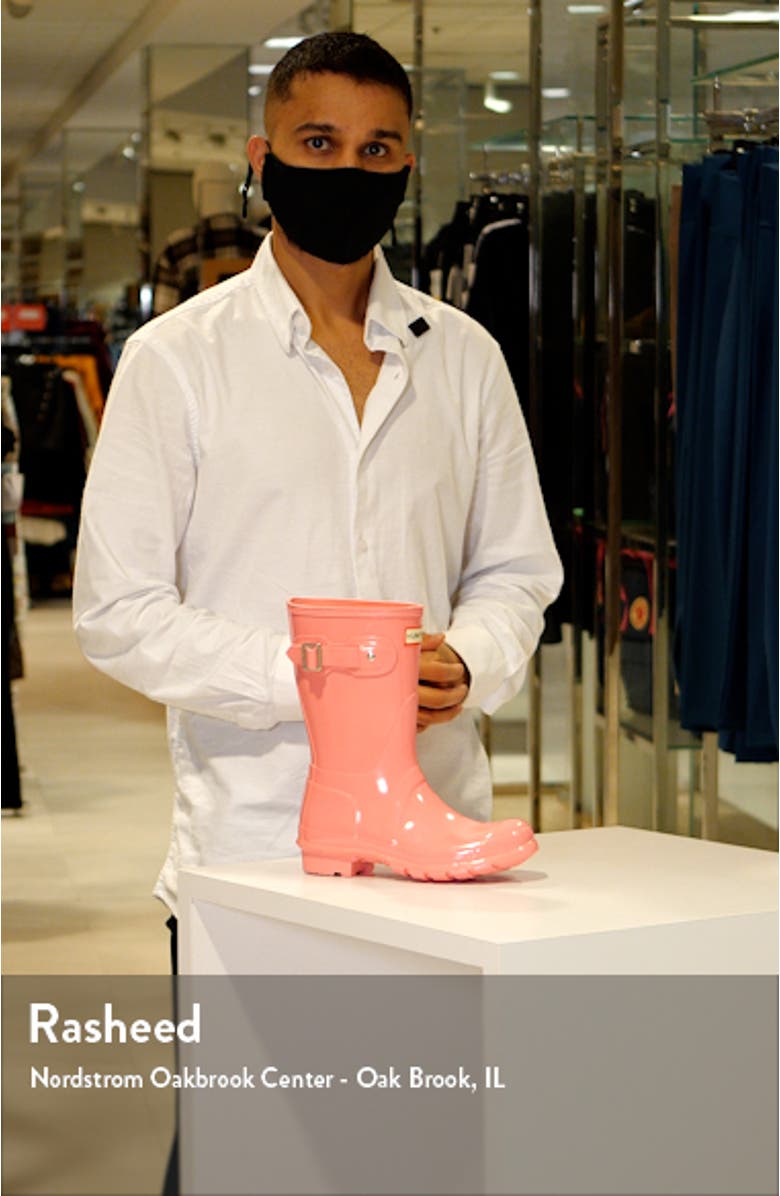 'Original Short' Gloss Rain Boot, sales video thumbnail