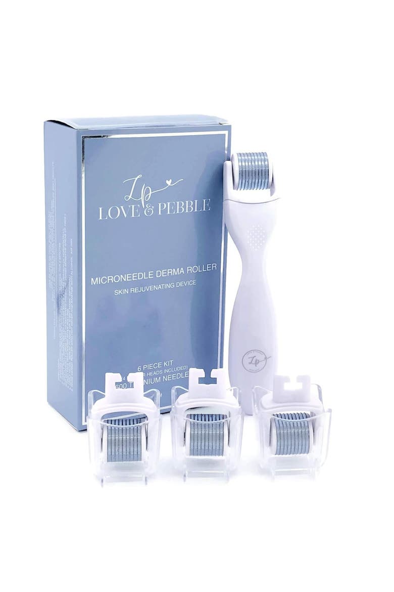 Microneedle Derma Roller, Main, color, White