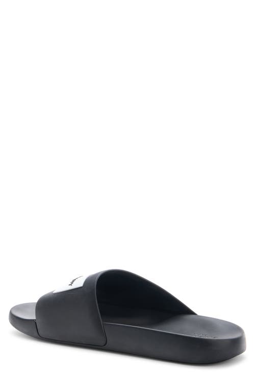 Givenchy Label Slide Flat Mules In Rubber In Multi