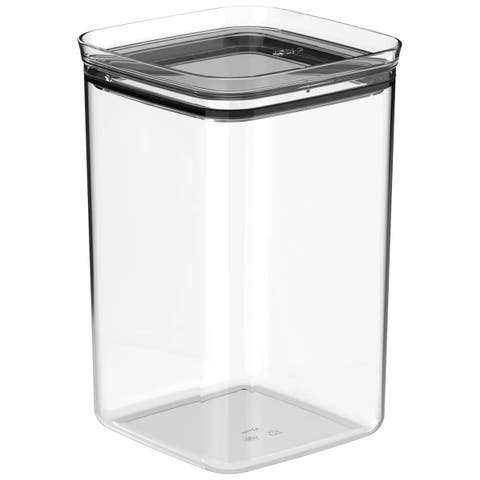 Clear Airtight Stackable Food Storage Container with Leak Proof Lid