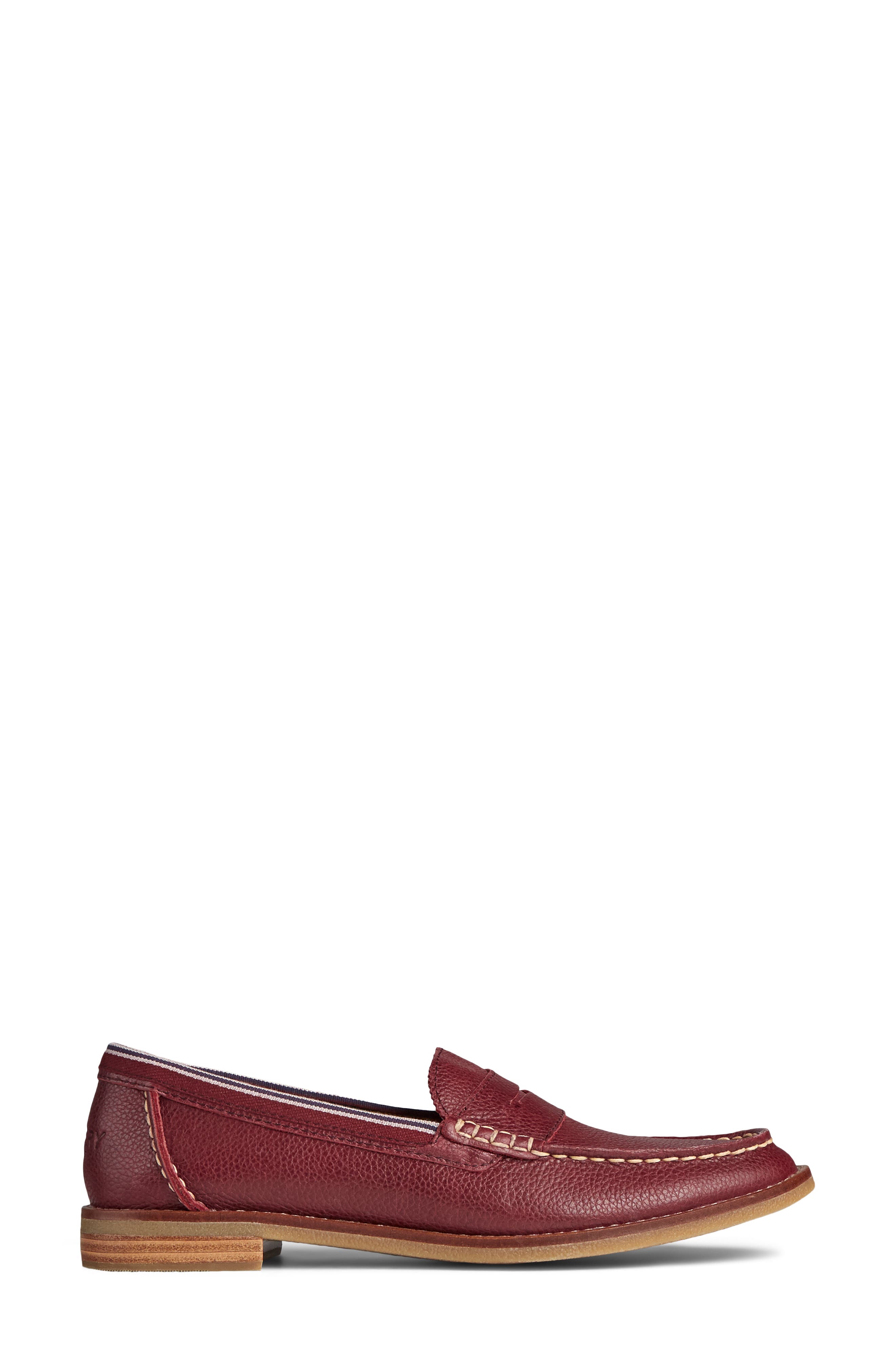 Seaport Penny Loafer, Alternate, color, CORDOVAN TUMBLED LEATHER