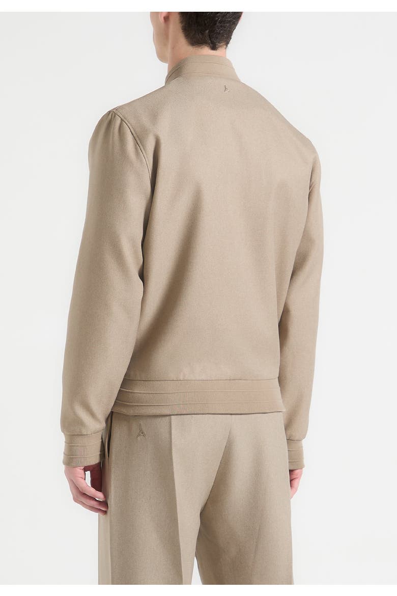 Savin Tailored Bomber Jacket, Alternate, color, Beige