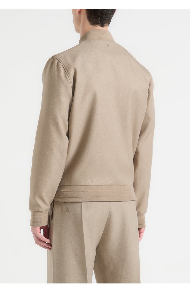 Manière De Voir Savin Tailored Bomber Jacket, Alternate, color, Beige