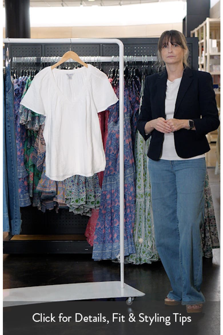 Flutter Sleeve Cotton Gauze Top video