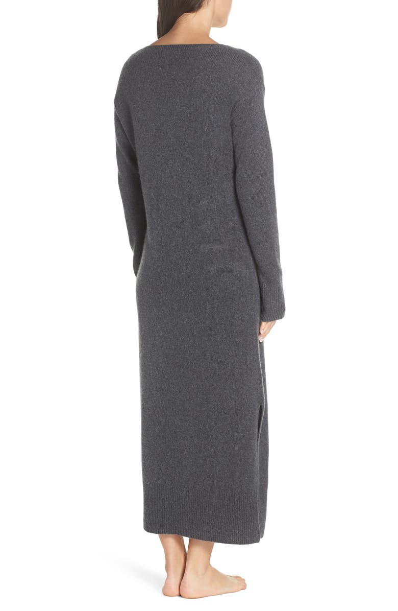 Something Navy Cashmere & Silk Sweater Dress, Alternate, color, 