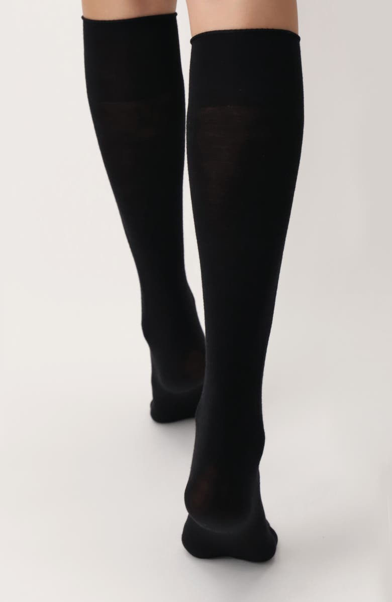 Oroblu Nives Knee High Wool Blend Socks, Alternate, color, 