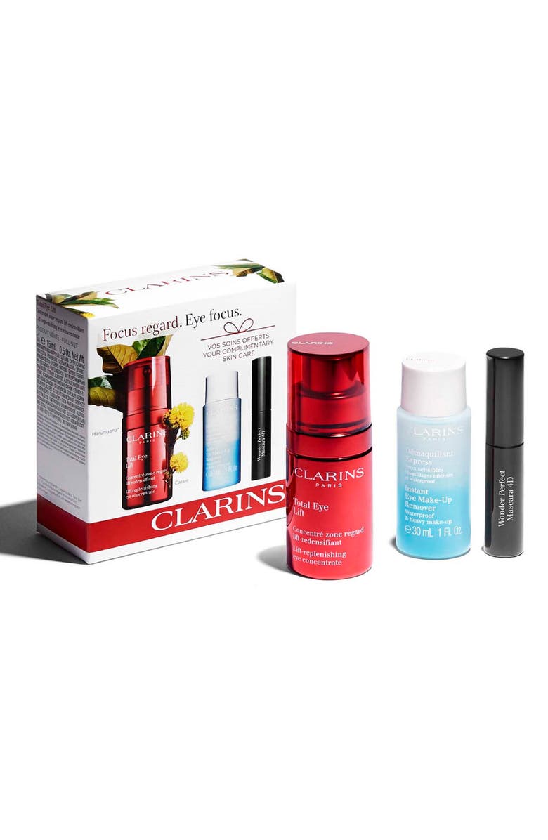 Clarins Total Eye Essentials Set USD $107 Value, Main, color, 
