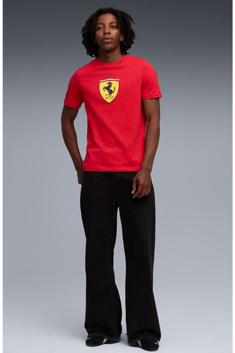 x Ferrari Sportswear Shield Graphic T-Shirt, Alternate, color, ROSSO CORSA