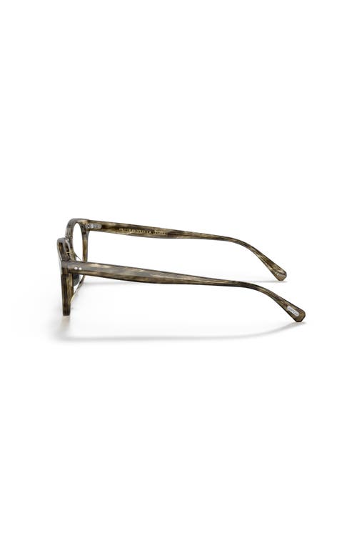 Oliver Peoples 48mm Rectangle Optical Glasses In Green