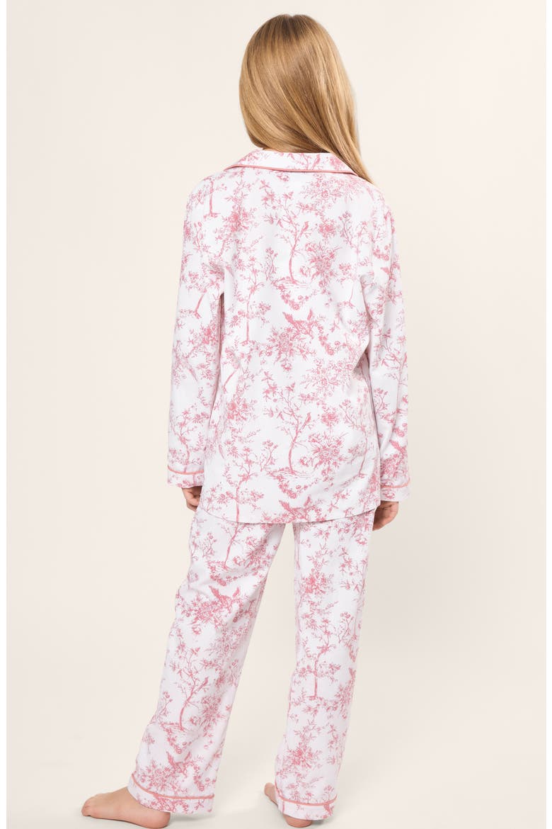 Two-Piece Cotton Blend Pajamas, Alternate, color, PINK