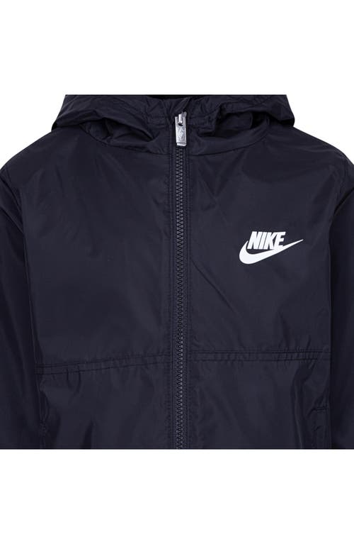 Nike Kids' Just Do It Windrunner Jacket In Black