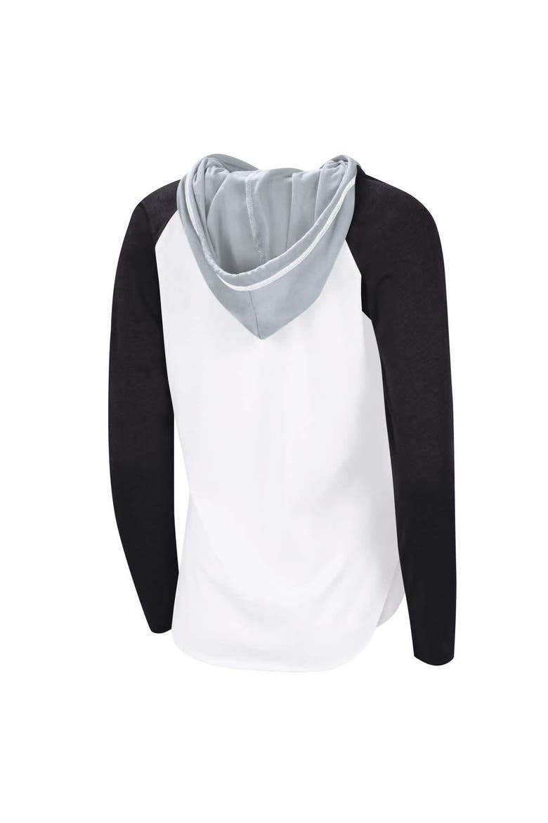 Women's G-III 4Her by Carl Banks  White Los Angeles Kings VIP Raglan Long Sleeve Hoodie T-Shirt, Alternate, color, White