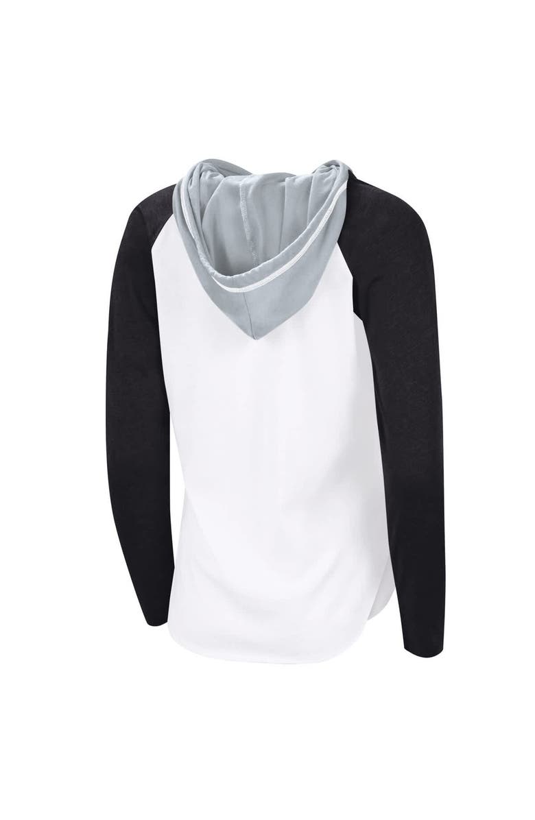 G-III 4HER BY CARL BANKS Women's G-III 4Her by Carl Banks White Los Angeles Kings VIP Raglan Long Sleeve Hoodie T-Shirt, Alternate, color, White