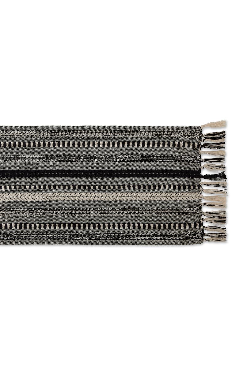 Design Imports Braided Stripe Table Runner, Alternate, color, 