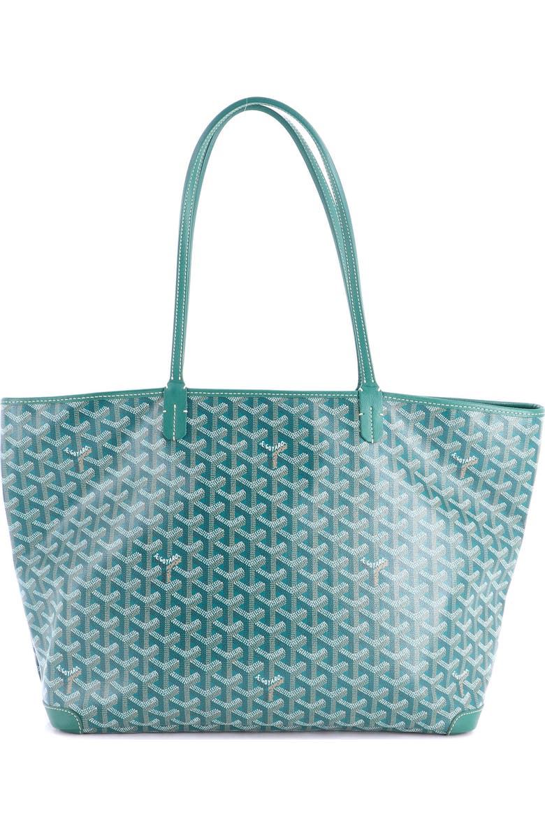 Pre-Owned Goyard Artois Tote Coated Canvas MM, Main, color, Green