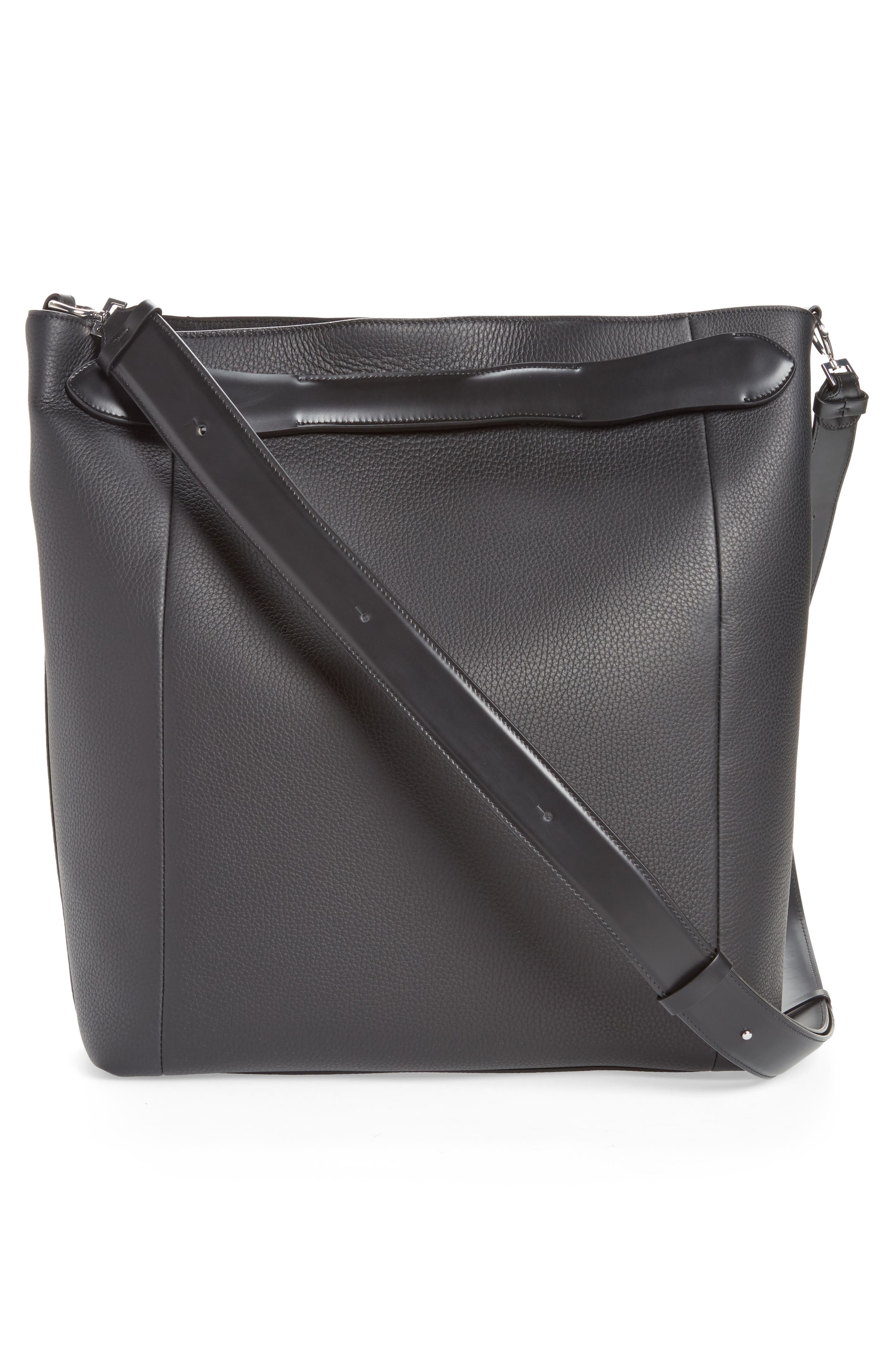 Maison Margiela 5AC Soft Convertible Leather Shoulder Bag, Alternate, color, 