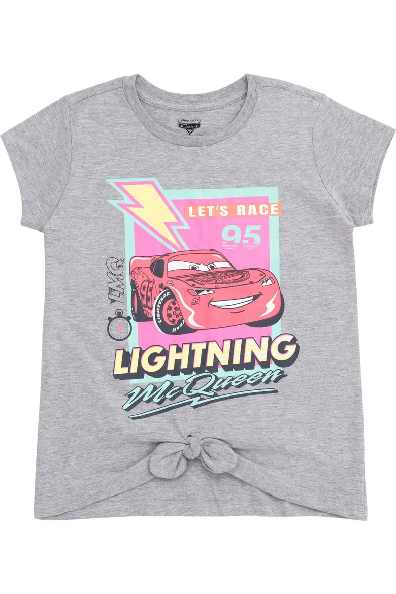 Cars Girls' 2-pack Short Sleeve Graphic T-shirts (toddler, Little Kid & Big Kid), Alternate, color, McQueen Mater Cream