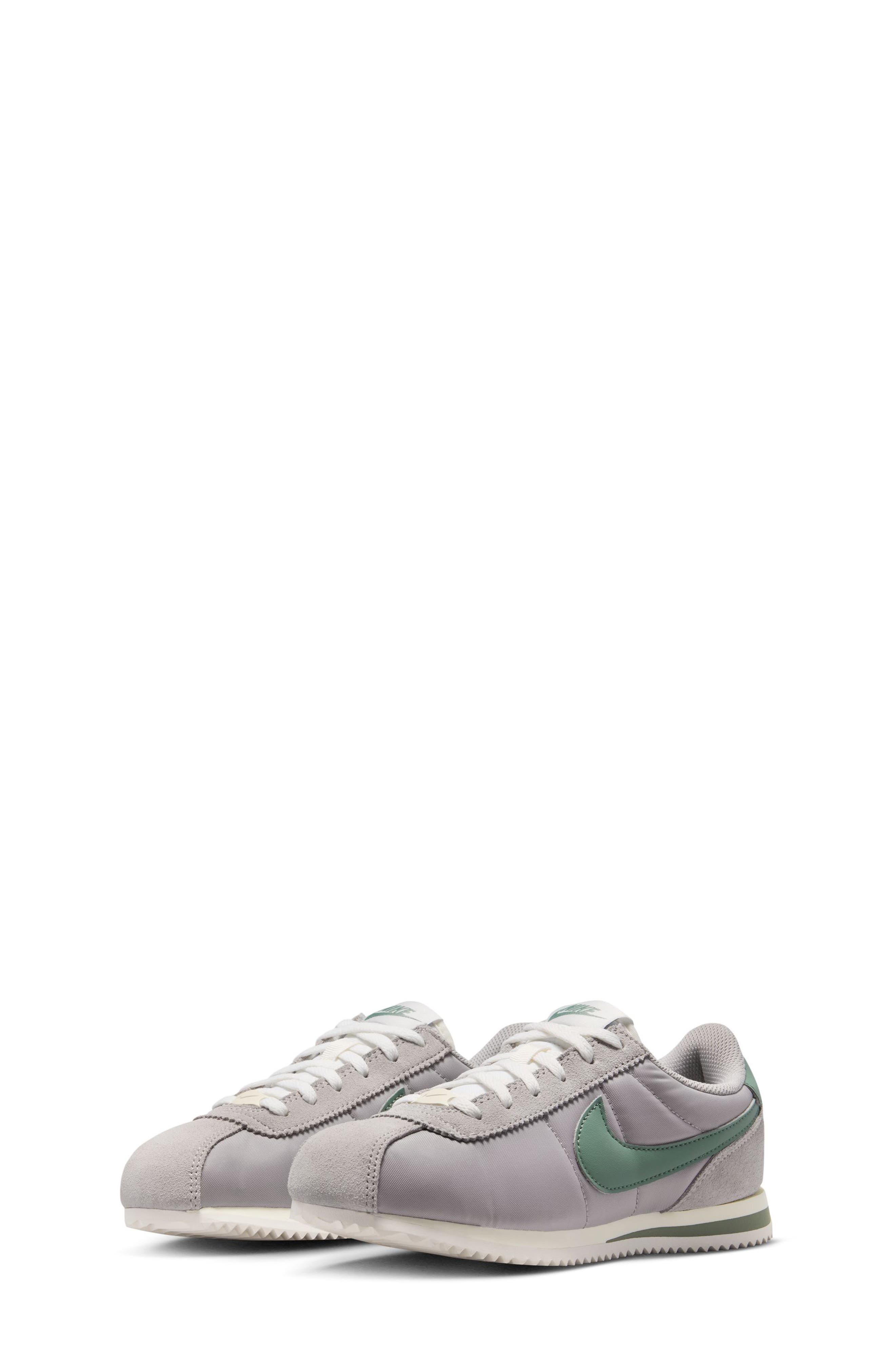 Kids' Cortez Sneaker, Main, color, GREY/ CLAY GREEN/ SAIL