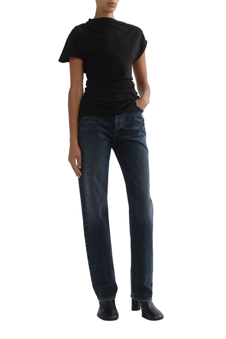 90s High Waist Straight Leg Jeans, Alternate, color, CENTRAL