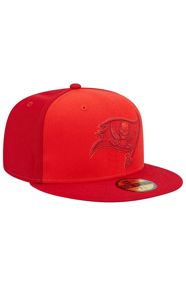 New Era Men's New Era Red Tampa Bay Buccaneers Tri-Tone 59FIFTY Fitted Hat, Alternate, color, Red