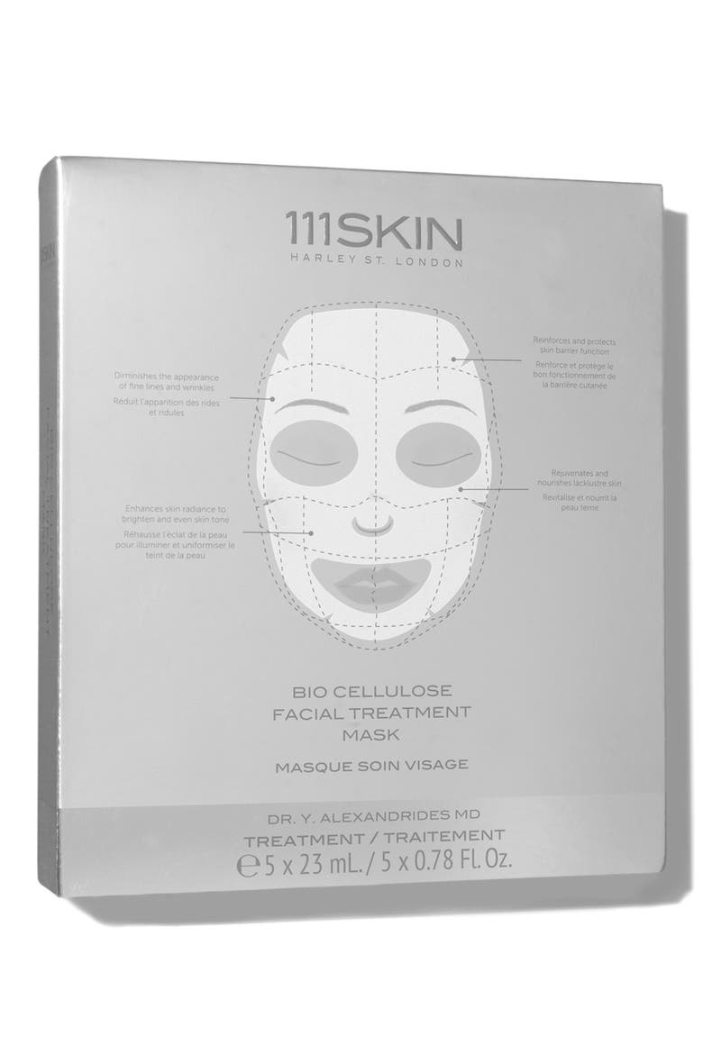 Bio Cellulose Facial Treatment Mask, Main, color, NO COLOR