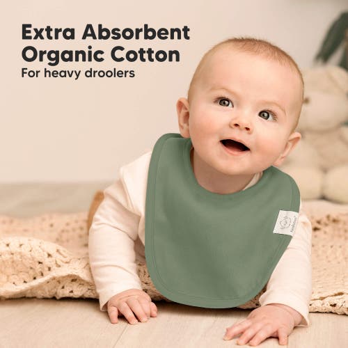 Keababies 8-pack Baby Drool Bibs In Eclipse