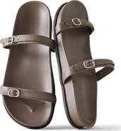 Haven Well Within Leather Double Strap Buckle Sandals