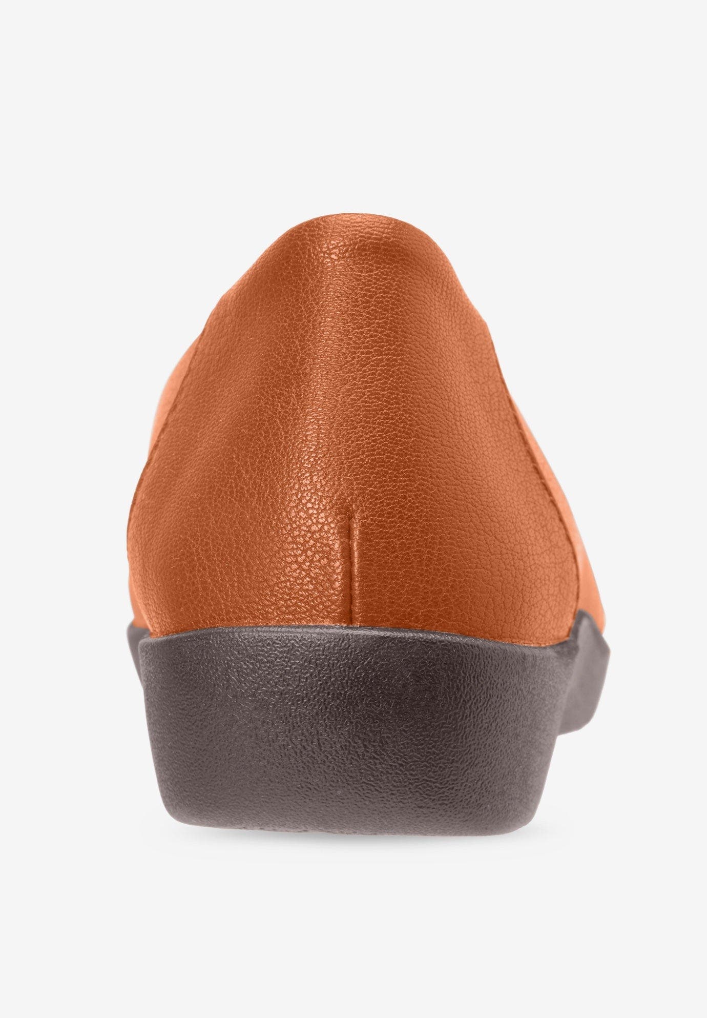 The Gab Faux Leather Slip On Flat, Alternate, color, COGNAC