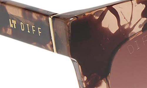 DIFF DIFF 50MM TALIA SQUARE SUNGLASSES 